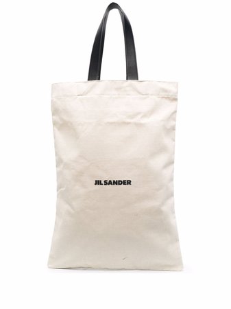 Jil Sander logo-print Tote Bag - Farfetch