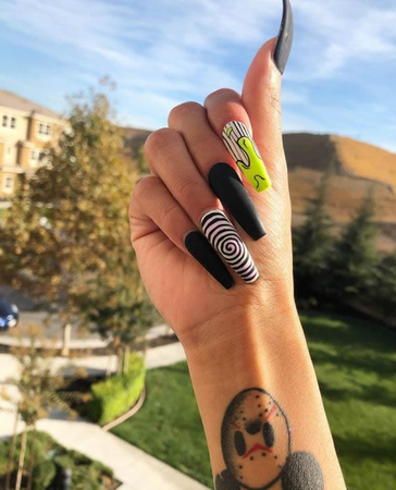 Pin by Faswon | Fashion Style on Nail Art Ideas in 2019 | Holloween nails, Cute nails, Halloween nails
