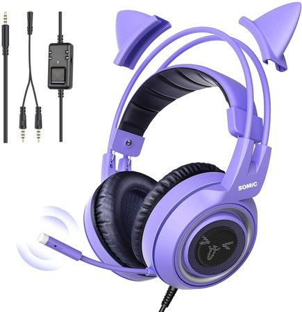 SOMIC G951S Purple Stereo Gaming Headset