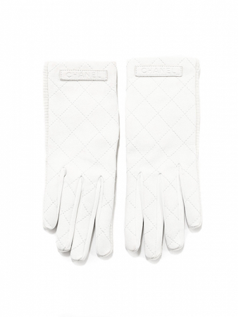 CHANEL White Gloves
