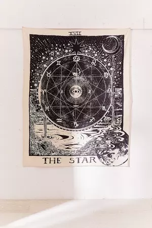 The Star Tarot Card Tapestry | Urban Outfitters UK