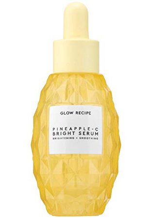 Amazon.com: Glow Recipe Pineapple-C Brightening Serum 1 Fl. Oz! Vitamin C And AHA Serum with Pineapple Juice and Hyaluronic Acid! Brightens, Smoothen And Hydrates Skin! Vegan, Cruelty-Free, And Gluten-Free!: Beauty