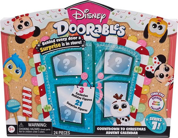 Amazon.com: Disney Doorables Countdown to Christmas Advent Calendar, Blind Bag Collectible Figures, Kids Toys for Ages 3 Up, Multi-color : Home & Kitchen