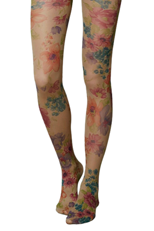 floral tights