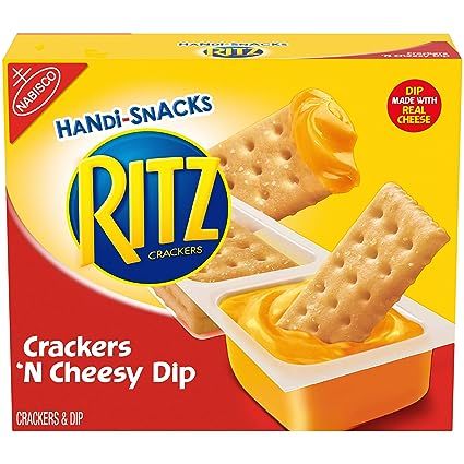 Amazon.com: RITZ Handi-Snacks Crackers and Cheese Dip, 6 - 0.95 oz Packs