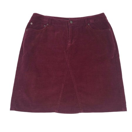 Colorado Women's Spring Red Maroon Corduroy A Line Above Knee Skirt Size 10 | eBay