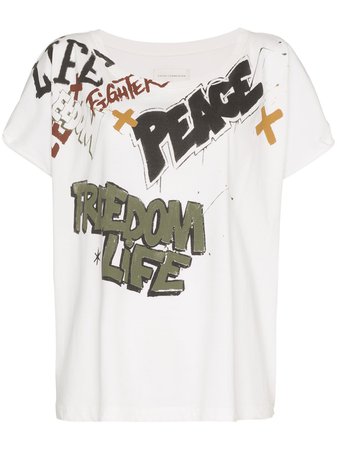 Faith Connexion Freedom Life Peace T Shirt | Farfetch.com