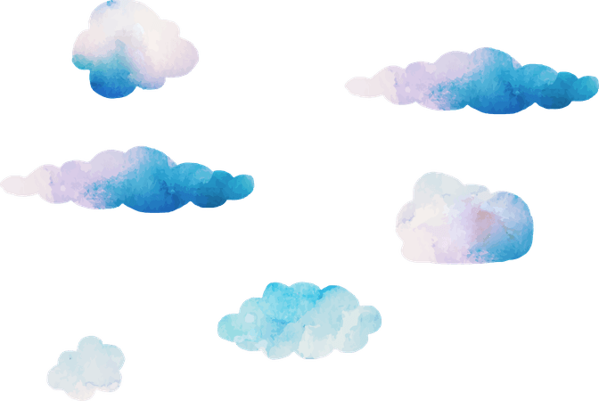 watercolor cloud 1
