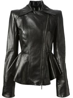 leather jacket - farfetch