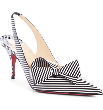 Christian Louboutin Clare Bow Slingback Pump (Women) | Nordstrom