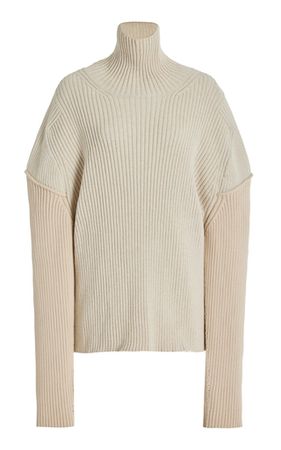 Dua Knit Cotton-Cashmere Top By The Row | Moda Operandi