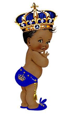Prince Baby Shower Blue Gold Ethnic Boy Invite | Zazzle.com