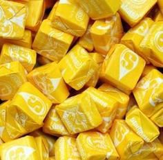 candies starburst yellow