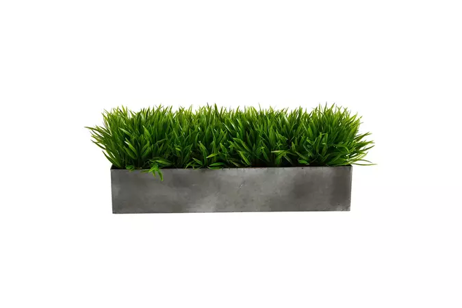 25” Wild Grass Artificial Plant in Metal Planter | Ashley