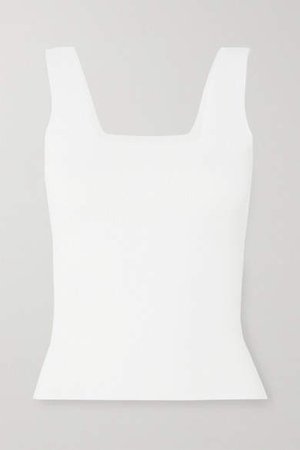 Knitted Tank - White