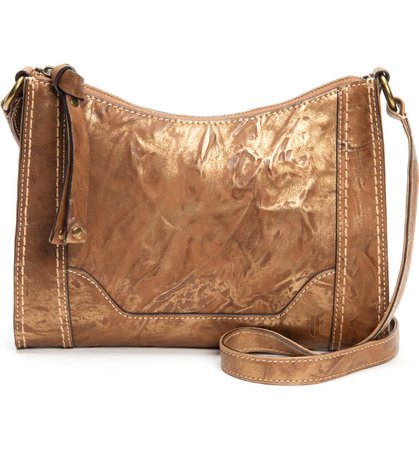 Frye Melissa Metallic Leather Crossbody Bag | Nordstrom
