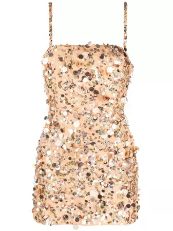 Retrofete shell-embellished Mini Dress - Farfetch