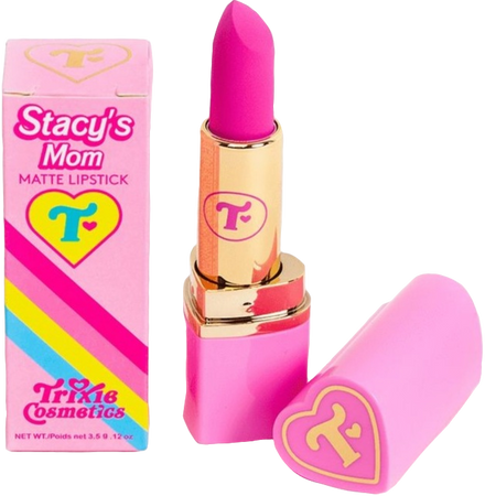 Trixie cosmetics Stacy matte hot pink lipstick