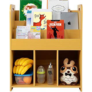 labebe - Bookshelf Kids, Book Rack Display for Kids, Kidcraft Bookcase White for Kids, Book/Toy Storage Bookshelf for Toddler, 4-Shelf Wood Bookcase for Baby Girl&Boy, Large Childrens Bookshelf: Amazon.ca: Home & Kitchen