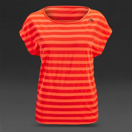 Red and Orange Striped Shirt