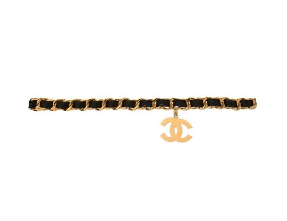 Chanel cc charm chain belt