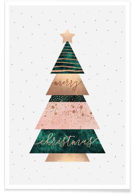 Merry Christmas Tree as Gift Wrap by Elisabeth Fredriksson | JUNIQE