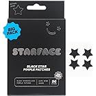 Amazon.com: Starface Black Star Big Pack, Hydrocolloid Pimple Patches, Absorb Fluid and Reduce Inflammation, Cute Star Shape, Cruelty-Free Skincare (96 Count) : Beauty & Personal Care