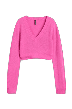 Short Sweater pink