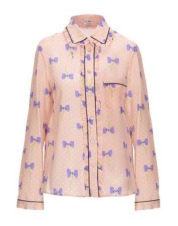 Miu Miu Patterned Shirts & Blouses - Women Miu Miu Patterned Shirts & Blouses online on YOOX United States - 38793628LT