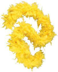 yellow feather boa - Google Search