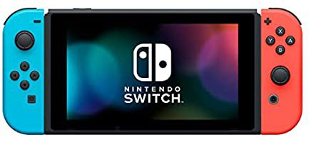 Amazon.com: Nintendo Switch with Neon Blue and Neon Red Joy‑Con - HAC-001(-01): Electronics