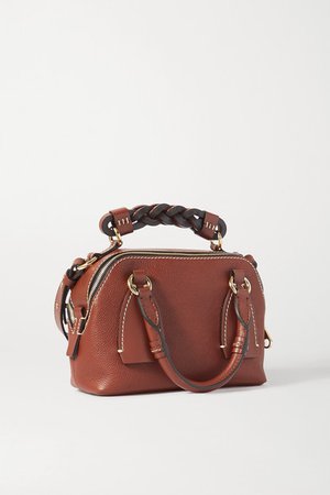 Chloé | Daria small textured and smooth leather tote | NET-A-PORTER.COM