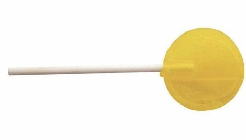 yellow lollipop