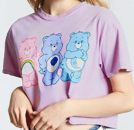 Forever 21 Care Bears Crop Tee