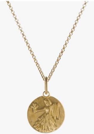 Mythology 18ct Gold Virgo Necklace
