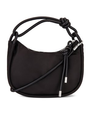 Ganni Knot Baguette Bag in Black | REVOLVE
