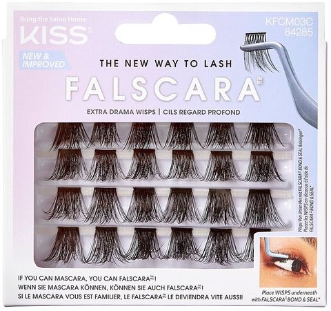 Ψεύτικες βλεφαρίδες, τουφάκια - Kiss Falscara Wisps Multipack 03 | Makeup.gr