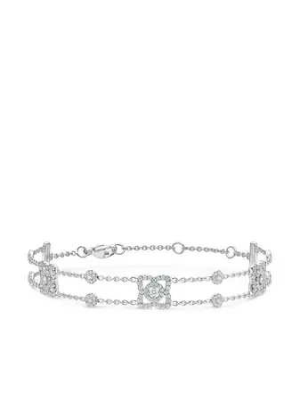 De Beers Jewellers Pulsera Enchanted Lotus En Oro Blanco De 18kt Con Diamantes - Farfetch