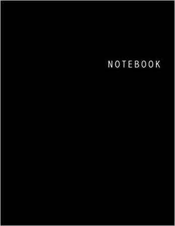 Notebook: Unlined Notebook - Large (8.5 x 11 inches) - 100 Pages - Black Cover: Lila Notebooks: 9781545240960: Amazon.com: Books