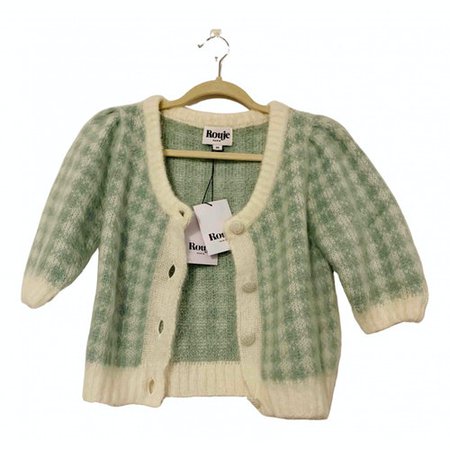 Spring summer 2020 wool cardigan Rouje Green size 34 FR in Wool - 11542254