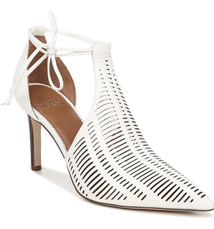 SARTO by Franco Sarto Krista Perforated Ankle Wrap Pump (Women) | Nordstrom