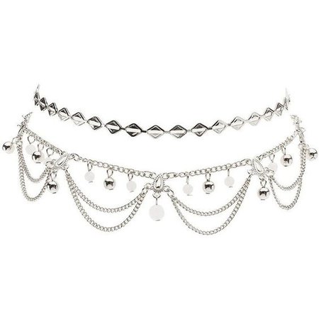 Charlotte Russe Embellished Choker Necklaces