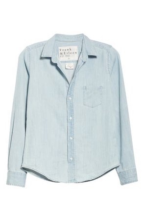 Frank & Eileen Long Sleeve Chambray Button-Up Shirt | Nordstrom
