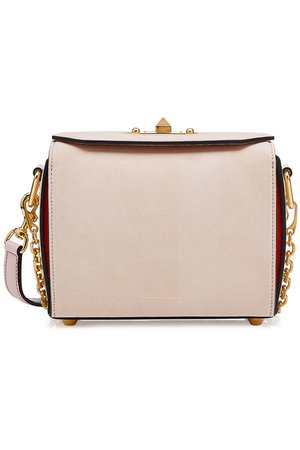 Leather and Suede Box Bag 19 - Alexander McQueen | WOMEN | DE STYLEBOP.COM