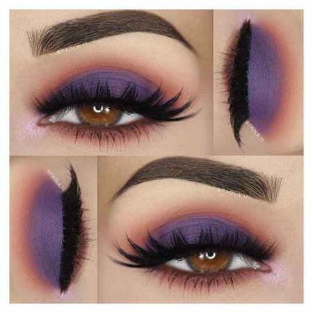 Purple/Pink/Orange Eye Makeup