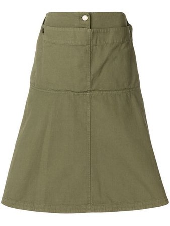 JW Anderson fold front skirt