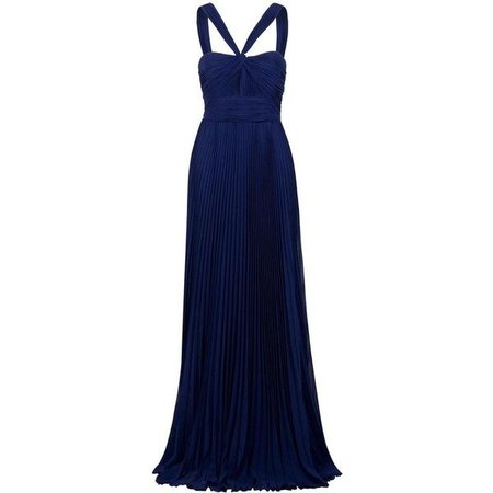 Navy Blue Evening Gown