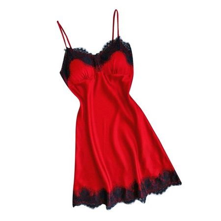 Lingerie dress red