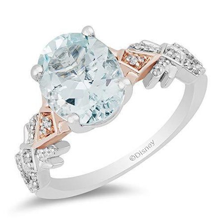 Enchanted Disney Fine Jewelry 9K White And Rose Gold With 0.16 CTTW Di – Enchanted Disney Fine Jewelry UK