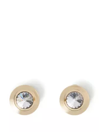 Miu Miu crystal-embellished Stud Earrings - Farfetch